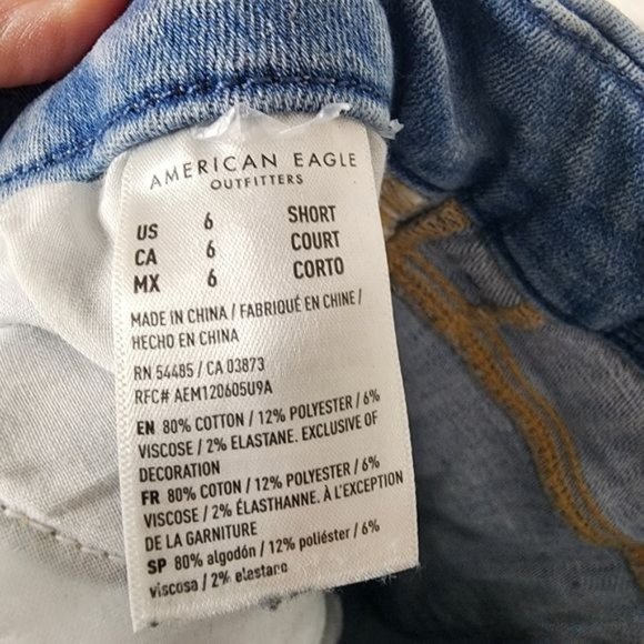 American Eagle Next Level Stretch Curvy High-Waisted Jeggings Crop Size 6 Short - Picture 8 of 8